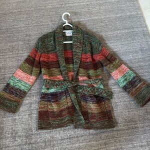 Belted grandma cardigan vintage